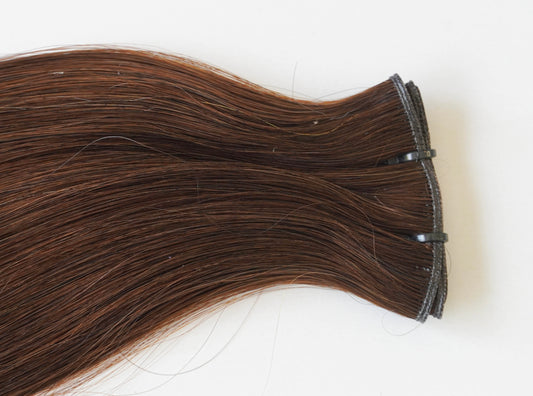 Permanent Genius-Weft Extensions 20Inch (Dark Brown #1B)