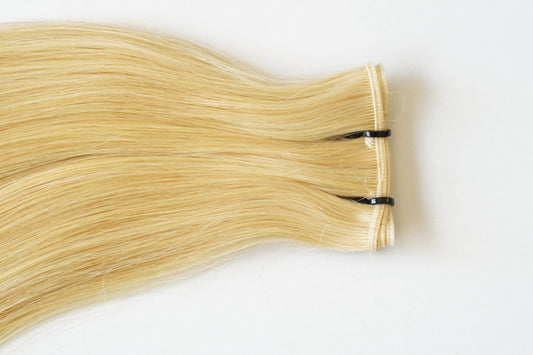 Permanent Genius-Weft Extensions 20Inch (Platinum Light Yellow Blonde #613)