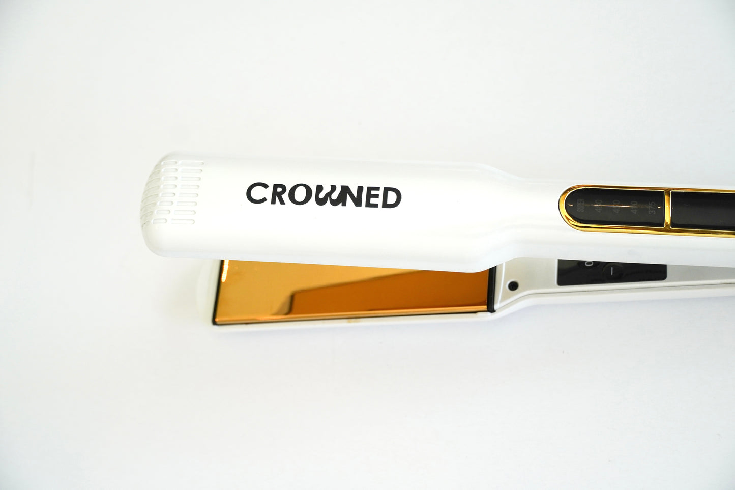 Crowned Professional Hair Straightener (Titanium Plate)
