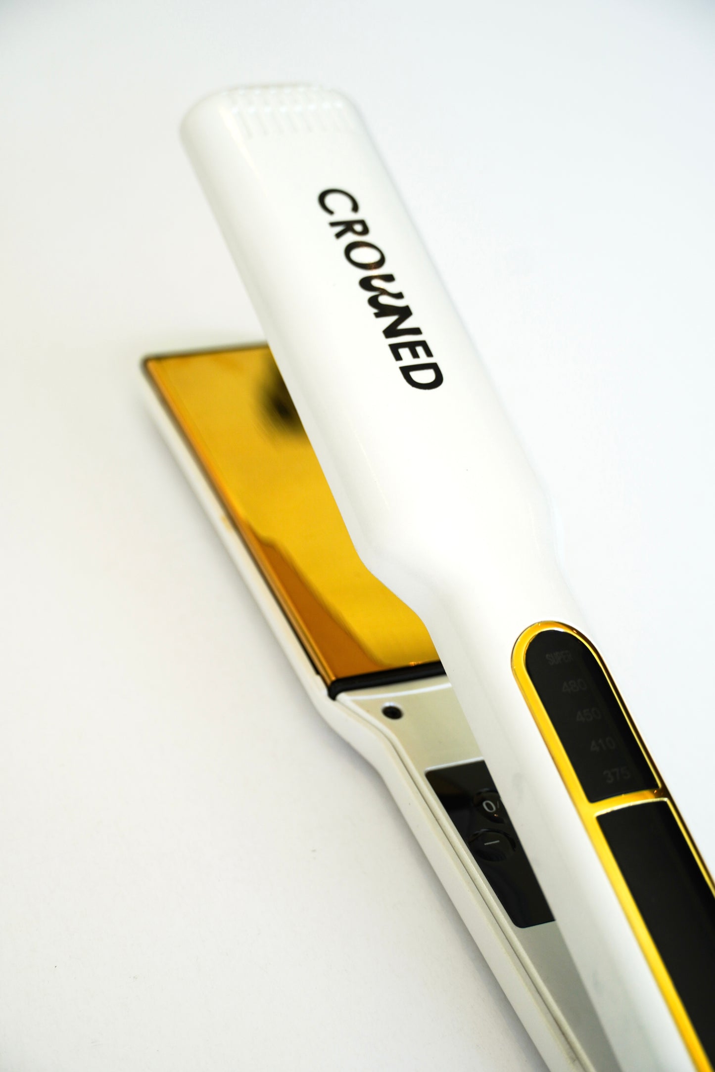 Crowned Professional Hair Straightener (Titanium Plate)